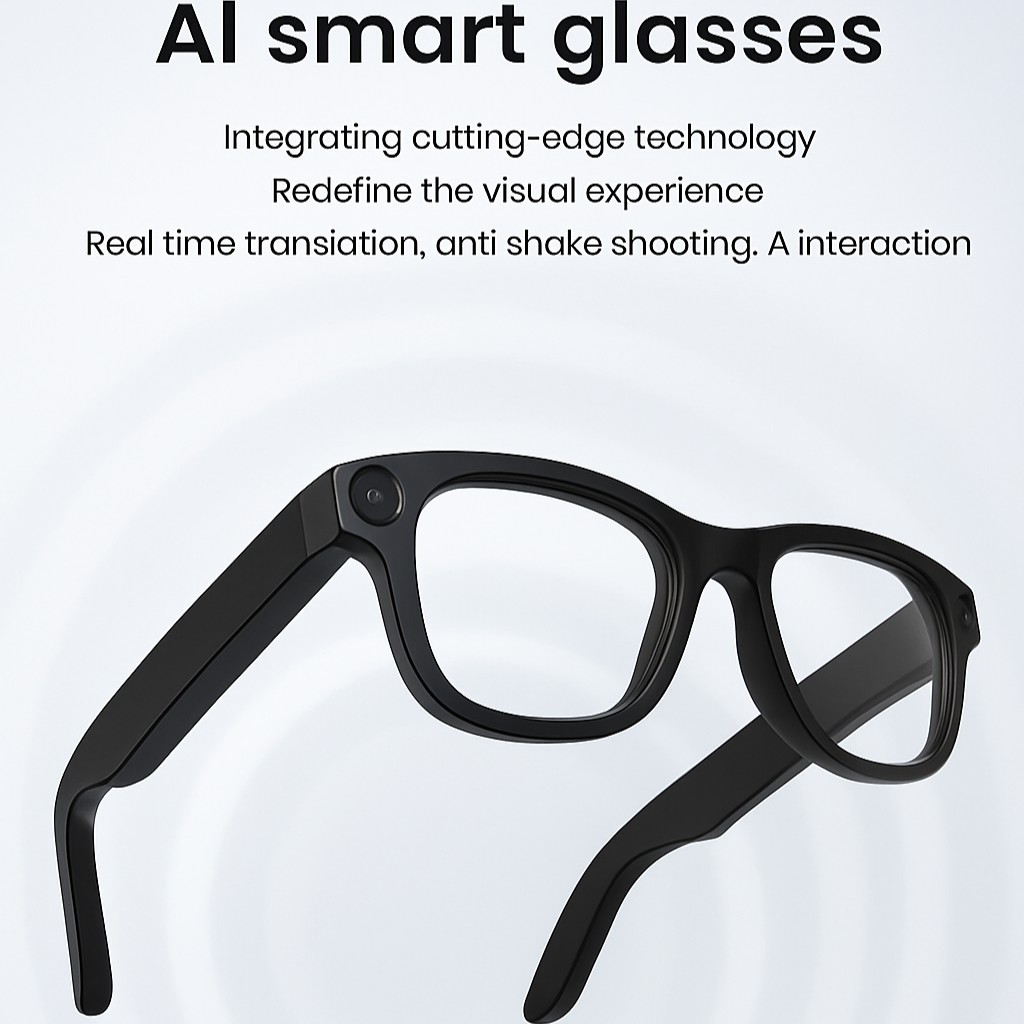 Lunettes Intelligentes (Bleu verres foncés) I VisionIA