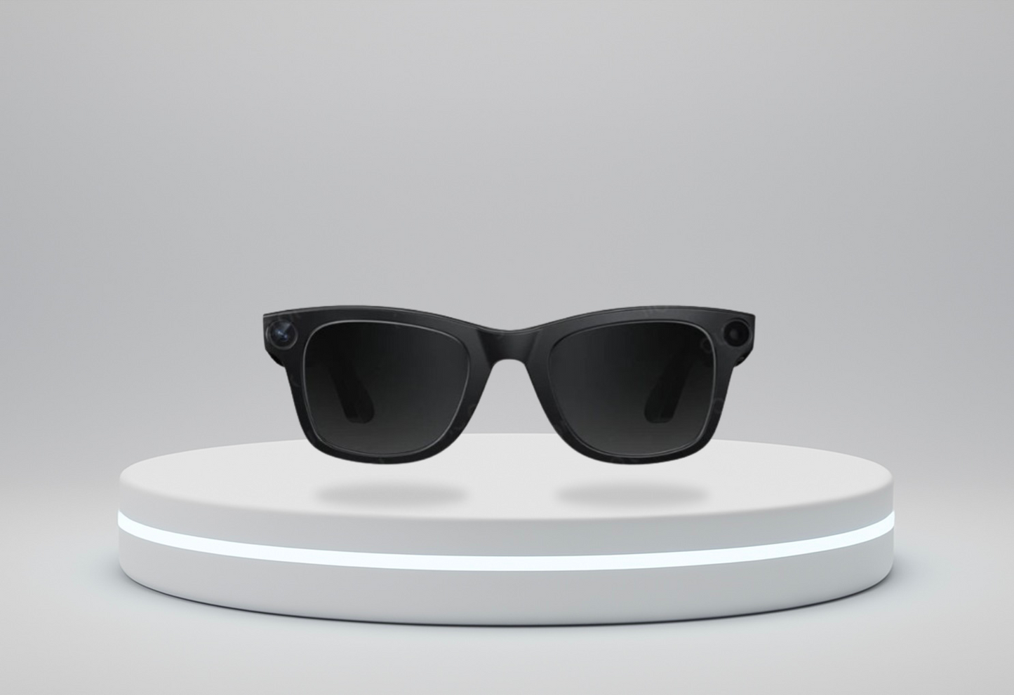 Lunettes Intelligentes (Noir verres foncés) I VisionIA