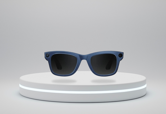 Lunettes Intelligentes (Bleu verres foncés) I VisionIA